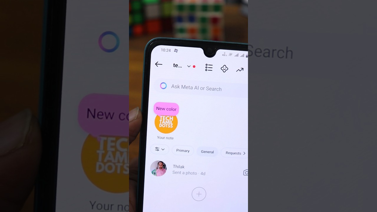 🔥 Instagram new color note update #instagram #tech #instagramtricks