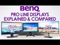 BenQ Pro Line Displays, SW, PV, PD, Explained & Compared!