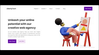 Responsive Navbar and Hero Section with HTML, CSS, and JavaScript - Beginner to Pro Tutorial