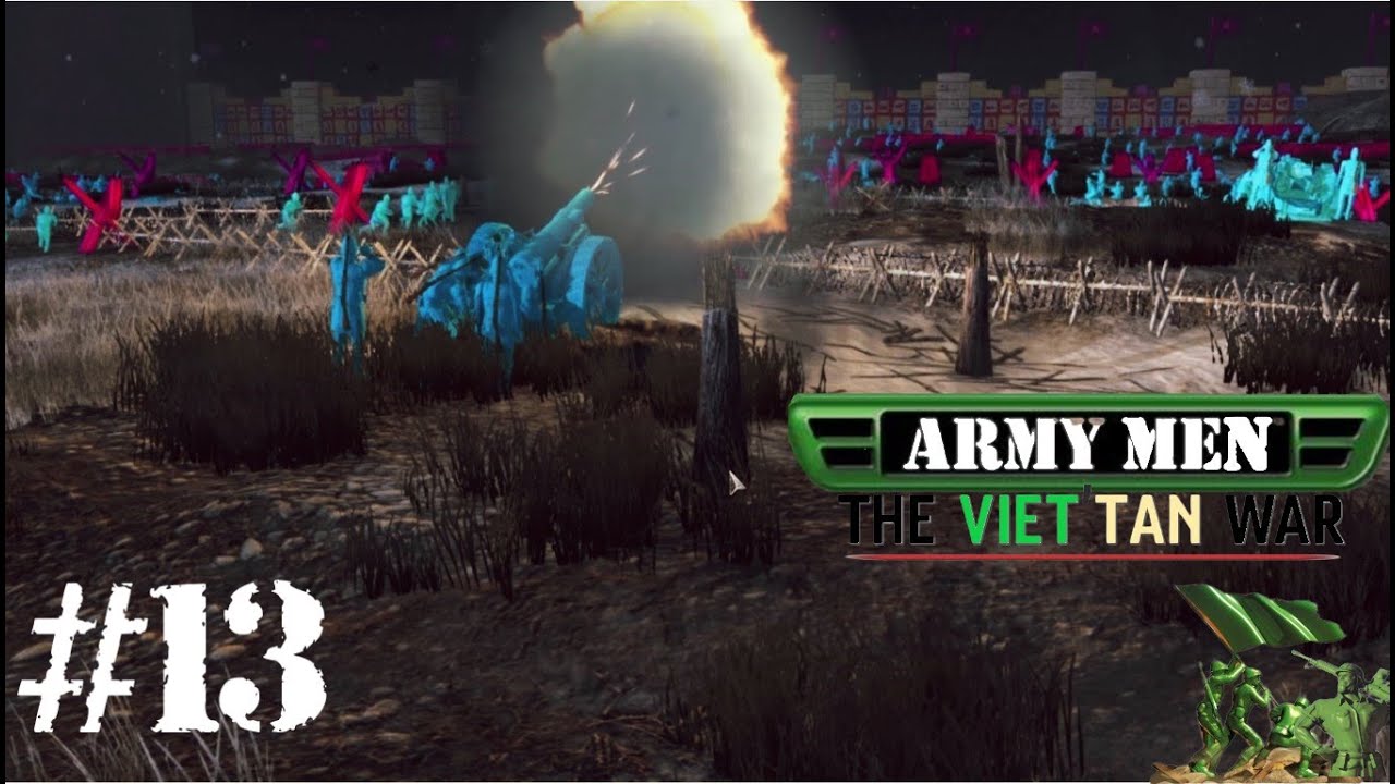 Army men Of Tan War: The Great Cyan Invasion! Attack On Pink Mega Wall ...