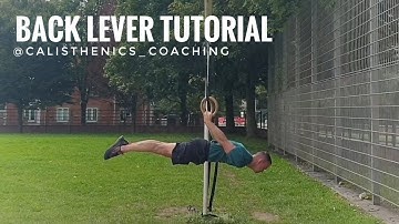 Back Lever Tutorial By @calisthenics_coaching - Jack #manchester
