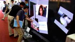 Touch Panel Korea 2011 - 103 inch true multitouch screen [2] (2011.08.22)