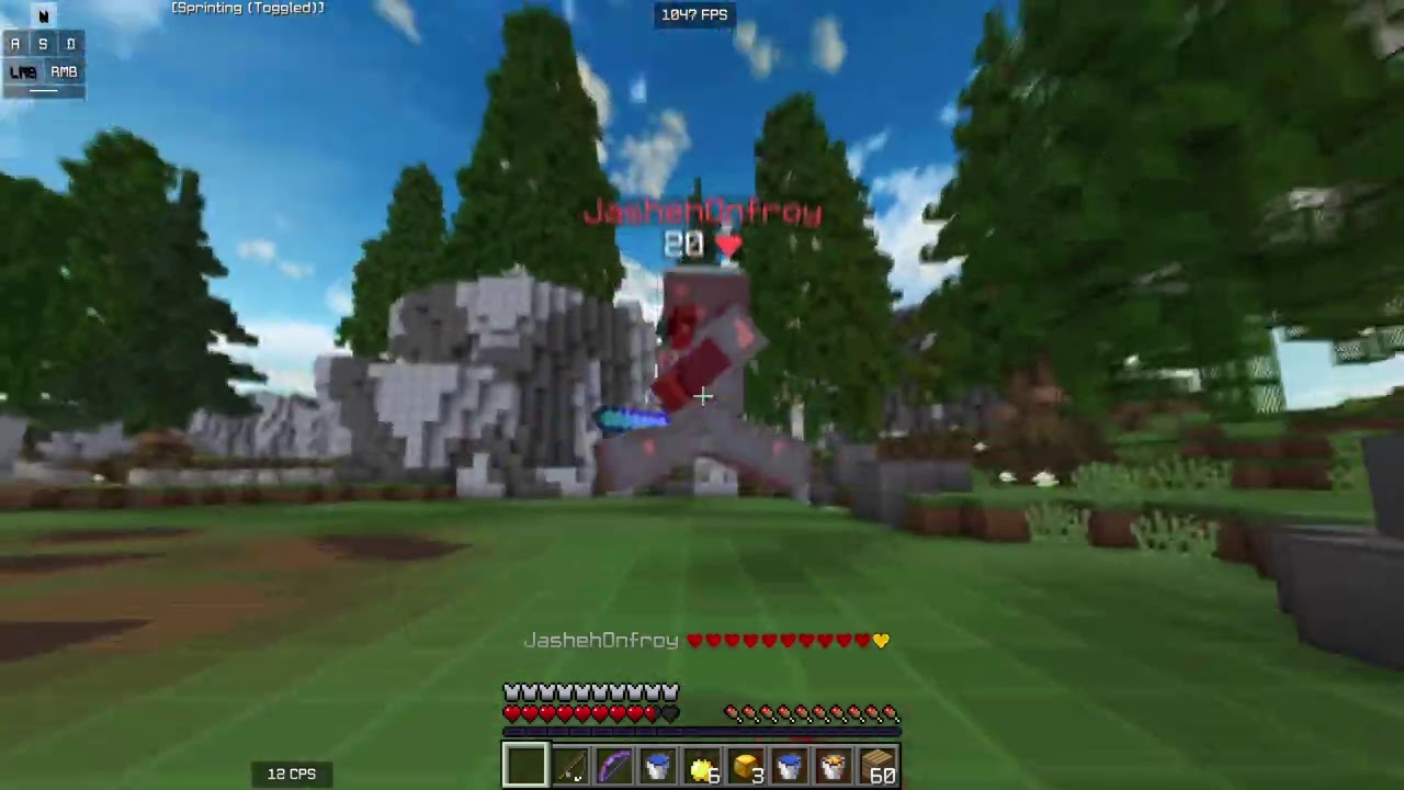 Winning a Hypixel Duels Match With ONLY MY FIST