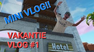 VAST IN HOTEL!!! Vakantie Vlog #1