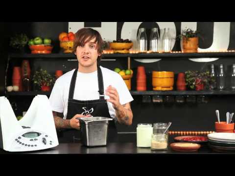 Matt Stone's Warm Almond Milk Rice Pudding with Rhubarb and Rose - Thermomix ® recipe