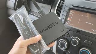 การติดกล่องทรูไอดีในรถ แบบละเอียดทุกขั้นตอน True ID TV Android box for car ISUZU D-MAX MU-X