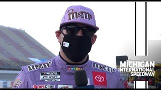 Kyle Busch on Kevin Harvick battle: 'Didn't get loose and turn up to the wall by myself' | NASCAR Wealth