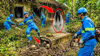 72 Hours Haunted Cleanup: Workers Uncover Skeletons And A Ghost At An Abandoned House!