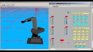MODELADO Y SIMULACION EN ROBOWORKS - LABVIEW. ROBOT DE 5 GDL