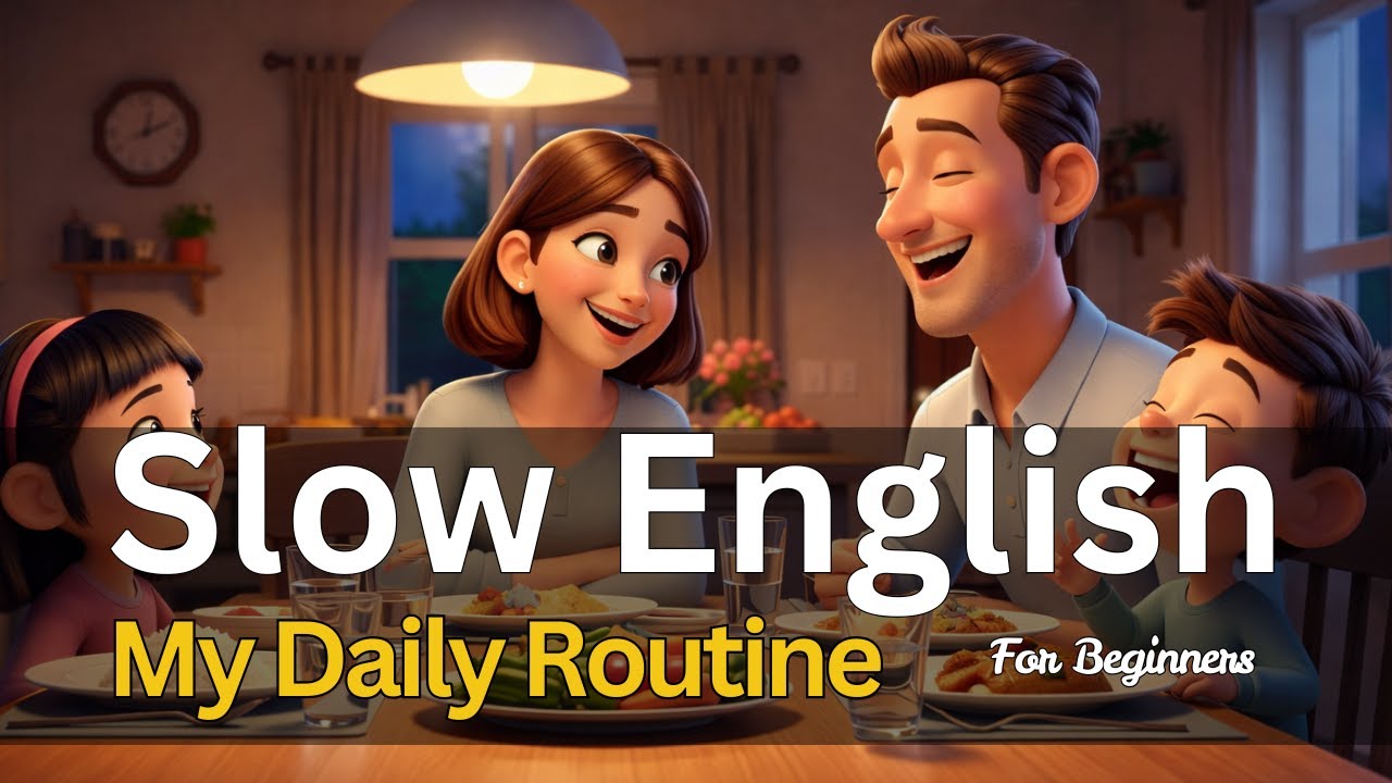 Daily Routine in English | Easy Listening & Speaking Practice for ...