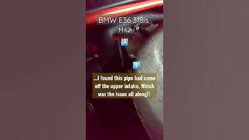 BMW E36 318is Idle problem Part. 3