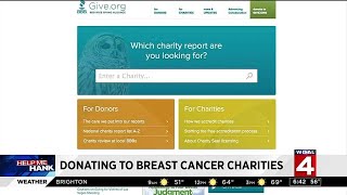 Help Me Hank: Donating to breast cancer charities
