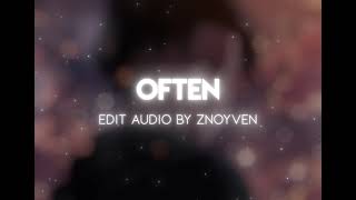 Often Edit Audio