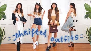 how to style thrifted clothes