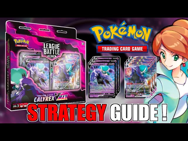 Deck de batalha da liga pokémon jcc calyrex spectral rider