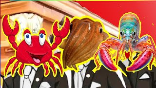 Crab Vs Cuttlefish Vs Lobster - Coffin Dance Meme Cover