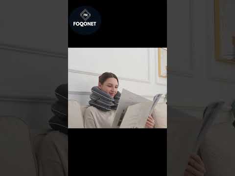 وسادة قابلة للنفخ لعلاج آلام الرقبة