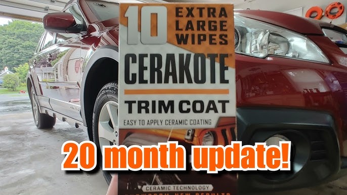 CERAKOTE® Ceramic Trim Coat, Plastic Trim Restorer - Maximum Strength -  Lasts 200 Washes