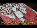 ‼️How to draw kantakakura by using cross hatching method ‼️72 hours drawing ‼️#viral