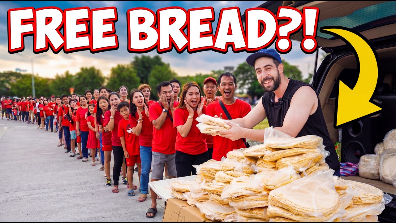 I Gave Away 500 FREE Arabic Breads in the Philippines! 🇵🇭🙏