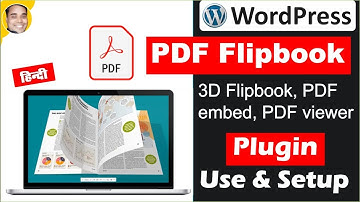 How to use pdf flipbook 3d flipbook pdf embed pdf viewer wordpress plugin [Hindi]