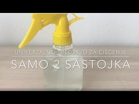 Video: Univerzalno sredstvo za čišćenje 