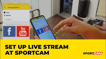 SportCam   its so easy to set up Live Stream with Scoreboard