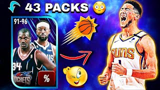 OPENING 43 PACKS TO UNLOCK DEVIN BOOKER EVENT | NBA LIVE MOBILE SEASON 8