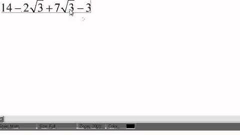 Q18 Edexcel Modular June 2009 Higher Non-Calc - Surds