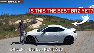 Is the 2024 Subaru BRZ tS the BEST BRZ Yet?  Upgraded brakes! Fancy NEW Shocks!