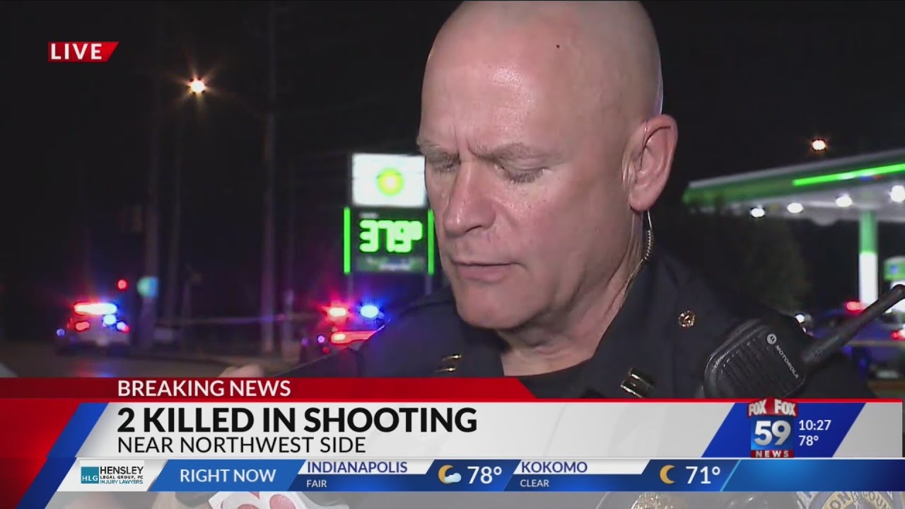 IMPD: 2 men killed in shooting at gas station - YouTube