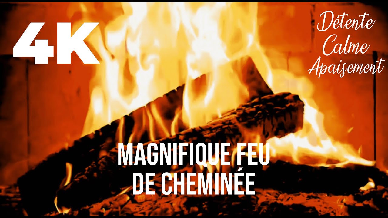 4K - 4H - Feu de cheminée / Fireplace / Kaminfeuer / Fuego de chimenea