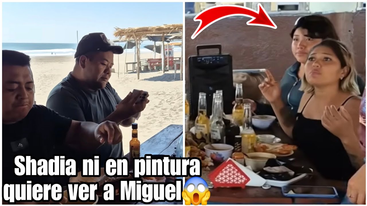 Miguel no comió de tristeza Shadia no quiso darle la comida en la boca💔