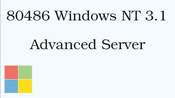 80486 Windows NT 3.1 Advanced Server