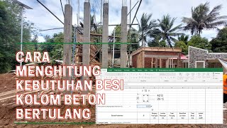 CARA MENGHITUNG KEBUTUHAN BESI BETON DALAM 1 M3 KOLOM BETON BERTULANG