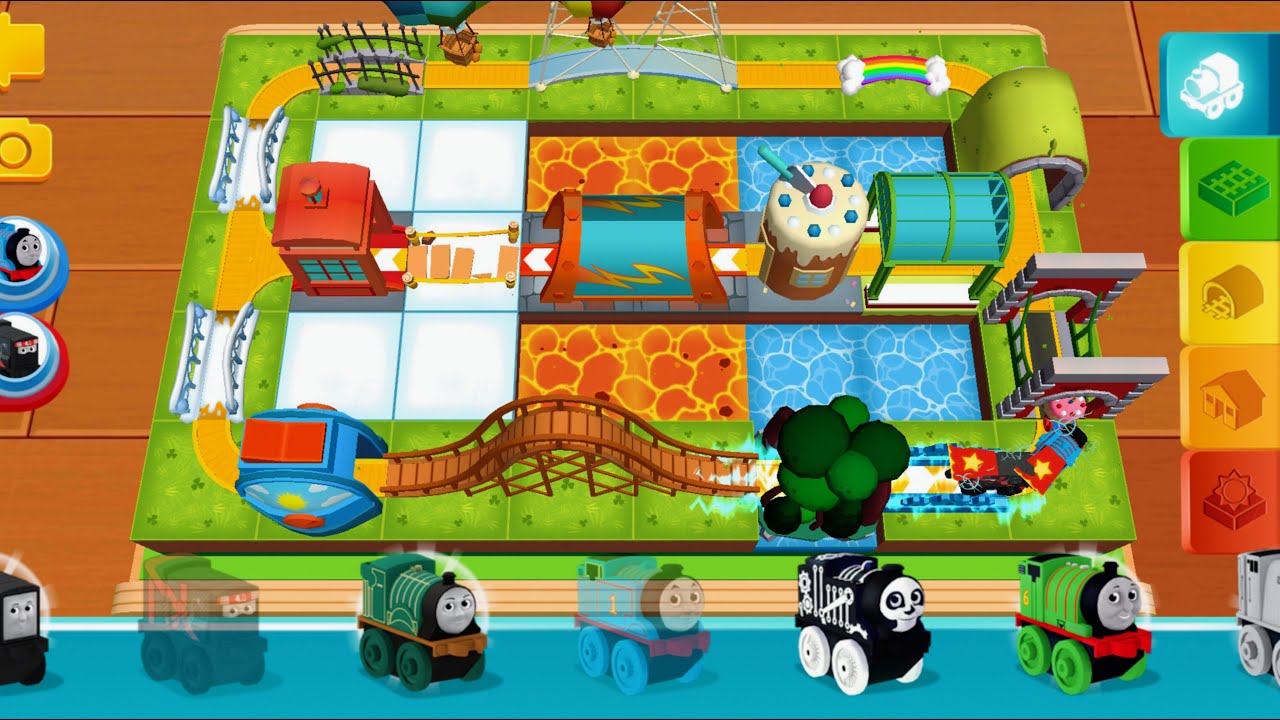 Build best train tracks in Thomas & Friends Minis Game 🚂
