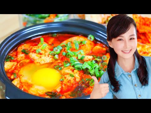 韓式海鮮嫩豆腐鍋做法～韓國必吃美食！辣鮮香真棒！【美食天堂】家常料理食譜 一學就會