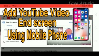Famous HOW TO PUT END SCREEN ON YOUTUBE VIDEO USING MOBILE PHONE Profile
