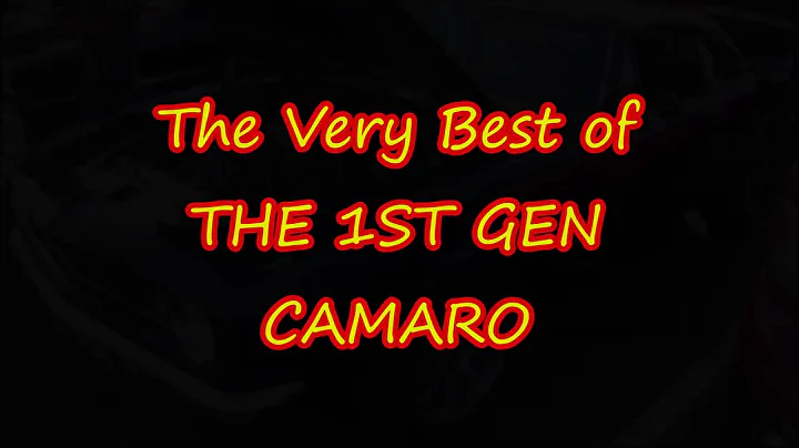 The Very Best of the 1st Gen Camaro 1967 1968 and 1969 Dreamgoatinc Classic and Muscle Car Videos