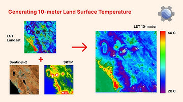 Generating 10-meter Land Surface Temperature with Sentinel-2, SRTM, and Landsat in Earth Engine