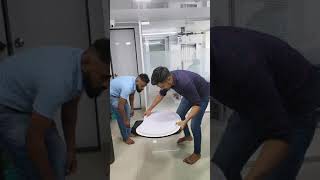 Pop Up Velcro Table Set up