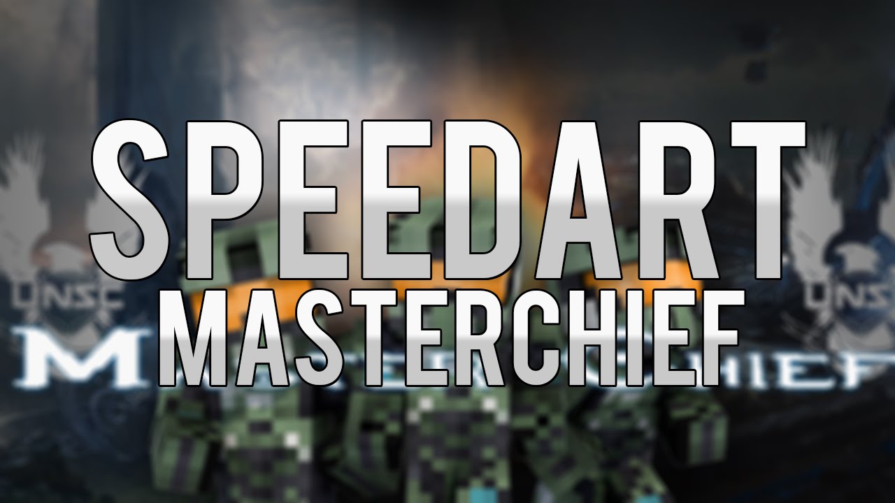 Speed Art 8 - Master Chief Banner - YouTube