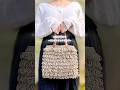 【かぎ針編み】リングフリンジバッグ#shorts