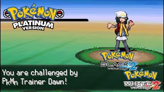 Pokemon Platinum - Battle Trainer Pokemon Black And White 2 Remix