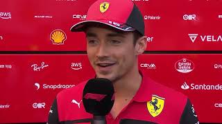 Charles Leclerc it was my mistake for sure Press interview After Friday Practice F1 MexicoGP 2022