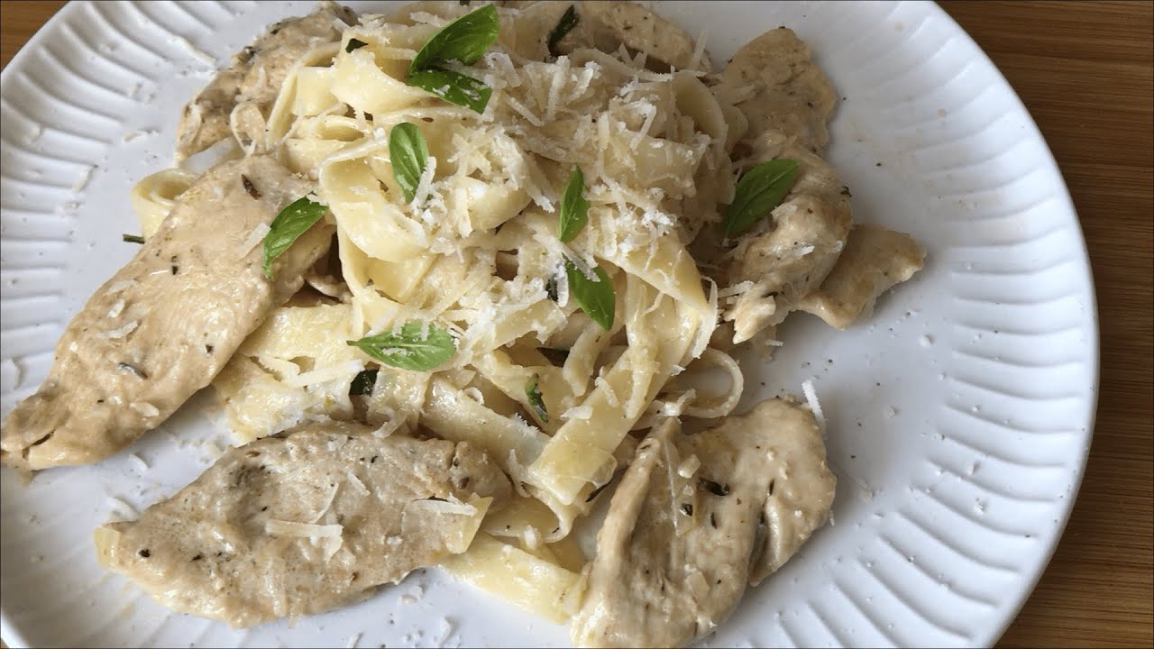 Familyfavorite chicken Alfredo pasta YouTube