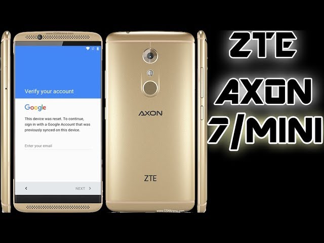 BYPASS FRP ZTE AXON 7 & AXON 7 MINI ANDROID 7 SKIP GOOGLE ACCOUNT (LATEST)  - YouTube