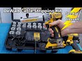 DeWalt 20V Max Cable Stripper DCE151TD1 Review and Demonstration