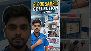 Blood Sample Collection Procedure step by step @Nursingtechvikas #shorts #hospital #pathology