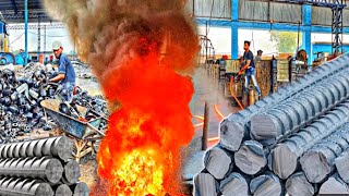 How Iron Rods are made in Factory | Mass Production of TMT bars lManufacturing Process of Steel Bars by Wow Interesting Skills 9,726 views 8 months ago 11 minutes, 58 seconds